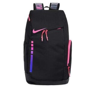 Nike Black Backpack with Purple Highlights